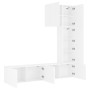 Muebles de TV de pared 5 piezas madera de ingeniería blanco de , Muebles TV - Ref: Foro24-3216482, Precio: 271,25 €, Descuent...