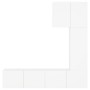 Muebles de TV de pared 5 piezas madera de ingeniería blanco de , Muebles TV - Ref: Foro24-3216482, Precio: 271,25 €, Descuent...