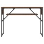 Mesa consola estante madera ingeniería marrón roble 105x30x75cm de , Mesas auxiliares - Ref: Foro24-837796, Precio: 46,45 €, ...
