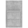Mesitas de noche de pared 2 unidades color gris hormigón de , Mesitas de noche - Ref: Foro24-810998, Precio: 107,04 €, Descue...