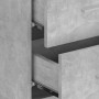 Mesitas de noche de pared 2 unidades color gris hormigón de , Mesitas de noche - Ref: Foro24-810998, Precio: 107,04 €, Descue...
