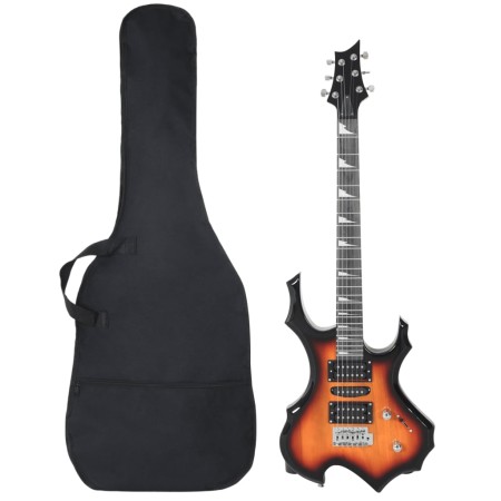 Guitarra eléctrica principiantes con funda marrón negro 4/4 39" de , Guitarras - Ref: Foro24-70186, Precio: 181,94 €, Descuen...