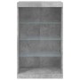 Aparador con luces LED gris hormigón 60,5x37x100 cm de , Aparadores - Ref: Foro24-836710, Precio: 64,77 €, Descuento: %