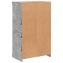 Aparador con luces LED gris hormigón 60,5x37x100 cm de , Aparadores - Ref: Foro24-836710, Precio: 64,77 €, Descuento: %