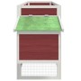 Gallinero madera maciza de pino moca 204x50x84 cm de , Jaulas y habitáculos para animales pequeños - Ref: Foro24-172238, Prec...