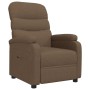 Sillón reclinable de tela marrón de , Sillones - Ref: Foro24-344894, Precio: 215,23 €, Descuento: %