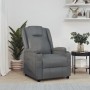 Sillón reclinable de cuero sintético gris antracita de , Sillones - Ref: Foro24-348416, Precio: 199,11 €, Descuento: %