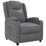 Sillón reclinable de cuero sintético gris antracita de , Sillones - Ref: Foro24-348416, Precio: 199,11 €, Descuento: %