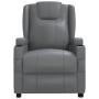 Sillón reclinable de cuero sintético gris antracita de , Sillones - Ref: Foro24-348416, Precio: 199,11 €, Descuento: %