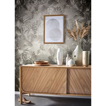 Noordwand Papel de pared Botanica Large Leaves metálico de , Papel pintado - Ref: Foro24-444823, Precio: 40,63 €, Descuento: %