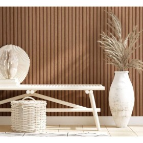 Noordwand Panel pintado Botanica Wooden Slats marrón de , Papel pintado - Ref: Foro24-444828, Precio: 32,88 €, Descuento: %