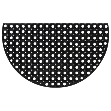 Felpudo semicircular de goma 45x75 cm de , Felpudos - Ref: Foro24-155656, Precio: 17,05 €, Descuento: %