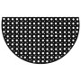 Felpudo semicircular de goma 45x75 cm de , Felpudos - Ref: Foro24-155656, Precio: 17,05 €, Descuento: %
