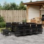 Set comedor de jardín con cojines 13 pzas ratán sintético negro de , Conjuntos de jardín - Ref: Foro24-3210979, Precio: 668,7...