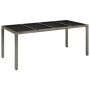 Set comedor jardín 9 pzas y cojines ratán sintético gris de , Conjuntos de jardín - Ref: Foro24-3213083, Precio: 1,00 €, Desc...