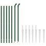 Cerca de alambre con pinchos de anclaje verde 1,1x10 m de , Paneles de vallas - Ref: Foro24-154098, Precio: 115,06 €, Descuen...