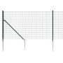 Cerca de alambre con pinchos de anclaje verde 1,1x10 m de , Paneles de vallas - Ref: Foro24-154098, Precio: 115,06 €, Descuen...