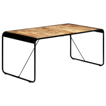 Mesa de comedor de madera maciza de mango rugosa 180x90x76 cm en Mesas de comedor | Comprar online en Foru.es