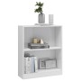 Estantería madera de ingeniería blanco brillante 60x24x76 cm de , Librerías y estanterías - Ref: Foro24-800861, Precio: 50,42...