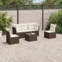Set sofás de jardín 6 piezas y cojines ratán sintético marrón de , Conjuntos de jardín - Ref: Foro24-3217363, Precio: 387,55 ...