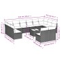 Set de sofás de jardín con cojines 13 piezas ratán PE marrón de , Conjuntos de jardín - Ref: Foro24-3250222, Precio: 799,47 €...