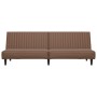 Sofá cama de 2 plazas cuero sintético marrón de , Sofás - Ref: Foro24-375948, Precio: 239,56 €, Descuento: %