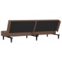 Sofá cama de 2 plazas cuero sintético marrón de , Sofás - Ref: Foro24-375948, Precio: 239,56 €, Descuento: %