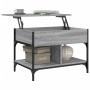 Mesa de centro madera ingeniería metal gris Sonoma 70x50x50 cm de , Mesas de centro - Ref: Foro24-845364, Precio: 73,43 €, De...