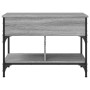 Mesa de centro madera ingeniería metal gris Sonoma 70x50x50 cm de , Mesas de centro - Ref: Foro24-845364, Precio: 73,43 €, De...