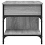 Mesa de centro madera ingeniería metal gris Sonoma 70x50x50 cm de , Mesas de centro - Ref: Foro24-845364, Precio: 73,43 €, De...