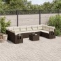 Set de sofás de jardín 11 pzas cojines ratán sintético marrón de , Conjuntos de jardín - Ref: Foro24-3253020, Precio: 687,04 ...