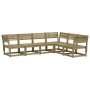 Juego de sofás de jardín 6 piezas madera de pino impregnada de , Conjuntos de jardín - Ref: Foro24-3217019, Precio: 505,18 €,...