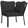 Juego de muebles de jardín 9 piezas acero con cojines gris de , Conjuntos de jardín - Ref: Foro24-3187950, Precio: 845,16 €, ...