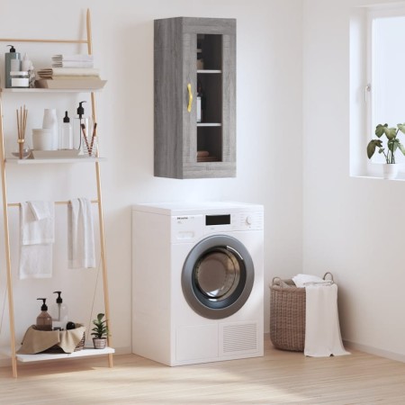 Armario de pared gris Sonoma 34,5x34x90 cm de , Aparadores - Ref: Foro24-828898, Precio: 42,29 €, Descuento: %