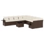 Set de sofás de jardín 11 pzas cojines ratán sintético marrón de , Conjuntos de jardín - Ref: Foro24-3253060, Precio: 687,04 ...