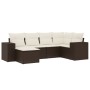Set sofás de jardín 6 piezas y cojines ratán sintético marrón de , Conjuntos de jardín - Ref: Foro24-3255200, Precio: 422,16 ...