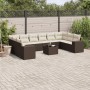 Set de sofás de jardín 11 pzas cojines ratán sintético marrón de , Conjuntos de jardín - Ref: Foro24-3255420, Precio: 695,05 ...