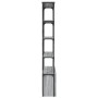 Estantería madera ingeniería y metal gris Sonoma 100x26x180 cm de , Librerías y estanterías - Ref: Foro24-845429, Precio: 111...