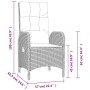 Set comedor jardín 9 pzas y cojines ratán sintético gris de , Conjuntos de jardín - Ref: Foro24-3213519, Precio: 1,00 €, Desc...