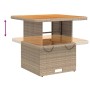 Set comedor de jardín 3 pzas con cojines ratán sintético beige de , Conjuntos de jardín - Ref: Foro24-3277471, Precio: 373,36...