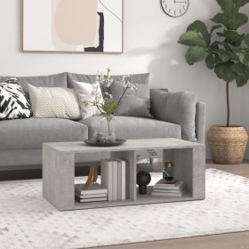 Mesa de centro madera contrachapada gris hormigón 100x50x36 cm de , Mesas de centro - Ref: Foro24-816524, Precio: 59,50 €, De...