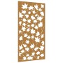 Adorno de pared jardín acero corten diseño hoja arce 105x55 cm de , Carteles, copias y arte visual - Ref: Foro24-824479, Prec...