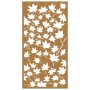 Adorno de pared jardín acero corten diseño hoja arce 105x55 cm de , Carteles, copias y arte visual - Ref: Foro24-824479, Prec...