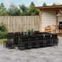 Set comedor de jardín con cojines 15 pzas ratán sintético negro de , Conjuntos de jardín - Ref: Foro24-3210991, Precio: 774,5...