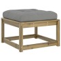 Juego de sofás jardín 6 pzas con cojines madera pino impregnada de , Conjuntos de jardín - Ref: Foro24-3217044, Precio: 627,3...
