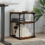 Soporte de impresora 3 niveles roble ahumado 43x48x64 cm de , Soportes para impresoras - Ref: Foro24-842278, Precio: 49,19 €,...