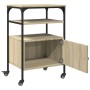 Soporte de impresora 3 niveles roble Sonoma 50x40x76 cm de , Soportes para impresoras - Ref: Foro24-842292, Precio: 77,43 €, ...