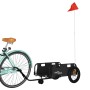 Remolque para bicicletas hierro y tela Oxford negro de , Remolques para bicicletas - Ref: Foro24-94185, Precio: 80,66 €, Desc...