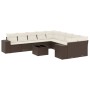 Set de sofás de jardín 11 pzas cojines ratán sintético marrón de , Conjuntos de jardín - Ref: Foro24-3255460, Precio: 695,05 ...