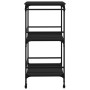 Carrito de cocina madera de ingeniería negro 60,5x50x105 cm de , Carros de cocina y comedor - Ref: Foro24-842336, Precio: 79,...